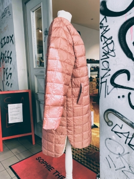 Coster Copenhagen, Long quilted jacket, terracota pink