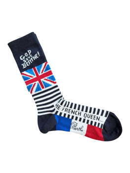 Berthé aux grands pieds, Socken "God save Berthé"