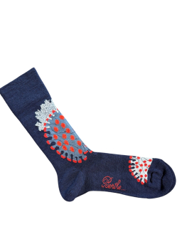 Berthé aux grands pieds, Damensocken Koralle