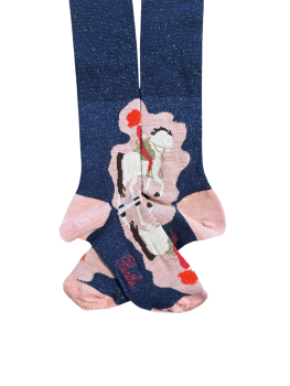 Preview: Berthé aux grands pieds, Kniestrümpfe Reitmuster