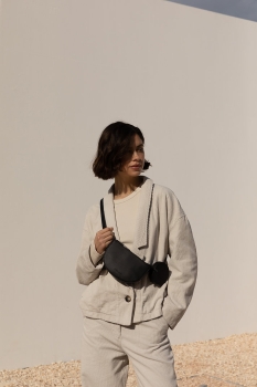 Monk & Anna, Toho Gürteltasche, schwarz