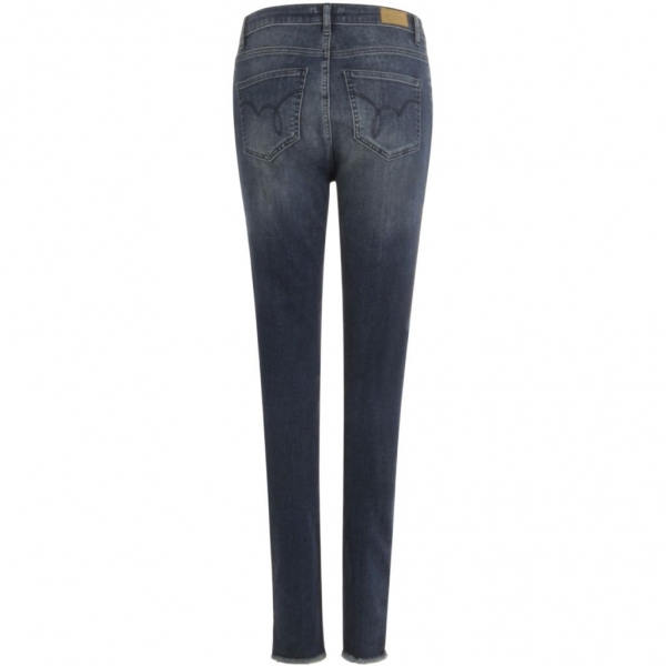 Coster Copenhagen, Slim fit jeans with raw edges and destroy effect